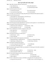 Bài tập về liên kết hóa học