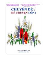 Chuyên đề KỂ CHUYỆN lớp 2