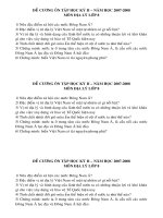 Đề cương on tập địa lí 8 HK2