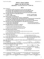 Luyện thi trắc nghiệm                                                   Môn Sinh học 12