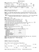 Đề ôn tập và kiểm tra toán 5