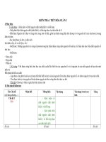 Đề kiểm tra hóa 8 học kỳ I có ma trận mới