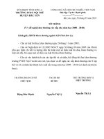 Hồ sơ thi đua cuối năm