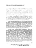 SOME EXPERIENCES IN TEACHING PRONUNCIATION OF THE ENGLISH LANGUAGE TO STUDENTS AT SECONDARY LEVEL EFFECTIVELY