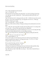 tổng hợp đề thi kiểm toán hoạt động chuyên ngành kiểm toán