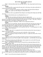 ĐỀ CƯƠNG ÔN TẬP LỊCH SỬ 5 HKII