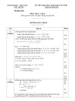 Dap an HSG Ly 9 10-11 Soc Trang