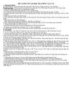 ĐỀ CƯƠNG VẬT LÝ 8-HKII-100% TỰ LUẬN