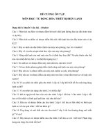 Đề cương ôn tập TỰ ĐỘNG HÓA THIẾT BỊ ĐIỆN LẠNH.