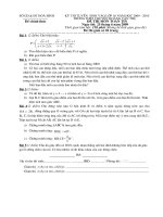 Đề Toán thi vào lớp 10 chuyên HVT (chuyên Tin)