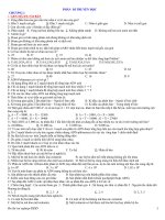 ÔN THI TRẮC NGHIỆM THEO CHỦ ĐỀ