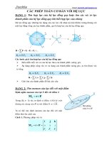 Các dạng bài tập cơ kỹ thuật 1