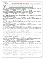 luyện thi đại học môn vật lý đại cương về dao động