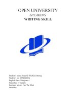 open university speaking writing skill