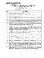 tài liệu công chức hành chính 2015 lĩnh vực văn thư, lưu trữ