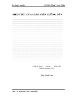 Thiết kế và thi công mạch nghịch lưu đa cấp