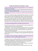 tuyển  tập câu hỏi trắc nghiệm ôn tập tiến hóa