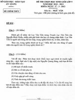 đề thi chọn học sinh giỏi lớp 9 môn ngữ văn năm 2013 tỉnh an giang