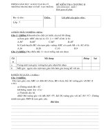 De kiem tra hinh hoc chuong II lop 7