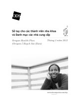 sổ tay cho các thành viên nha khoa và danh mục các nhà cung cấp