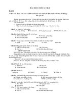 CÁC BÀI ĐỌC HIỂU 4 HKII