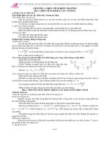 tóm tắt lý thuyết và bài tập vật lý 11