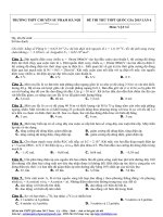 đề thi thử môn vật lý thpt CHUYÊN sư PHẠM hà nội lần 6   2015