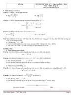 Đề thi HK2 lop 11 - Đề số 4