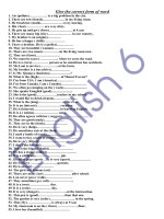 HSG 6-Từ vựng- Tuyệt !!!!!!