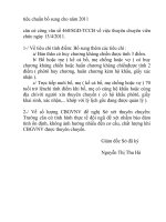 Bổ sung tính điểm thuyên chuyển