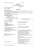 giáo án tuần 32 lớp 1