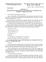 Đề án nhân sự BCH