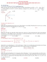 bài giải chi tiết đề thi thử thpt quốc gia 215 chuyên quốc học huế lần 2