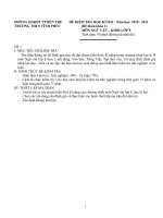 Đề tham khảo 1 Ngữ văn 8-HK II