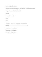 Bài tập Tin pascal đại học bách khoa hà nội