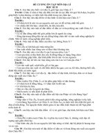 ĐỀ CƯƠNG ÔN TẬP ĐỊA LÍ 5 HKII