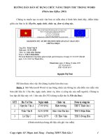 Hướng dẫn sử dụng chức năng trộn thư trong Word 2003