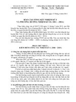 BC tổng kết nhiệm kỳ