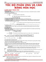 CHUẨN tốc độ pư lớp 12 ôn thi đại học