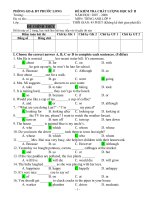 De thi HK II Anh 9 (moi)