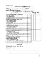 Đánh giá XL giáo viên