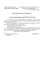 ĐƠN XIN SOAN BÀI TRÊN MÁY TINH