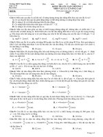 Đề và đáp án ôn tốt nghiệp chương 2 Vật lý 12 NC (10-11)