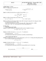 Đề thi HK2 lop 11 - Đề số 5