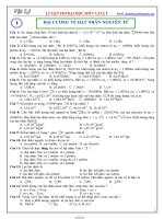 đại cương về hạt nhân nguyên tử