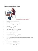 bài tập về giới từ trong tiếng anh