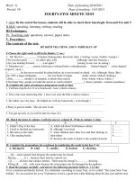 de kiem tra tieng anh9 tham