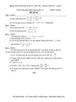 mot so de thi tu luyen vao lop 10