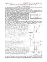 một số bài tập vật lý hay chọn lọc phần điện từ học