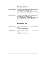 SKKN HỆ THỐNG HÓA VÀ PHÁT TRIỂN               CÁC DẠNG BÀI TẬP VỀ CHUYỂN ĐỘNG